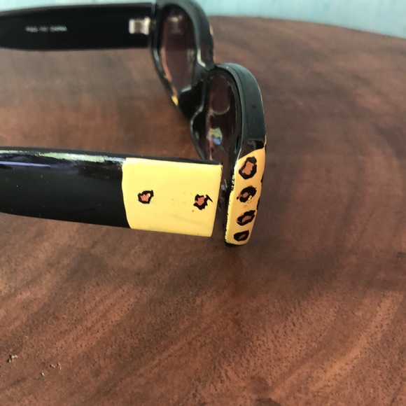 Animal print sunglasses - yellow/brown/black - Picture 3 of 12